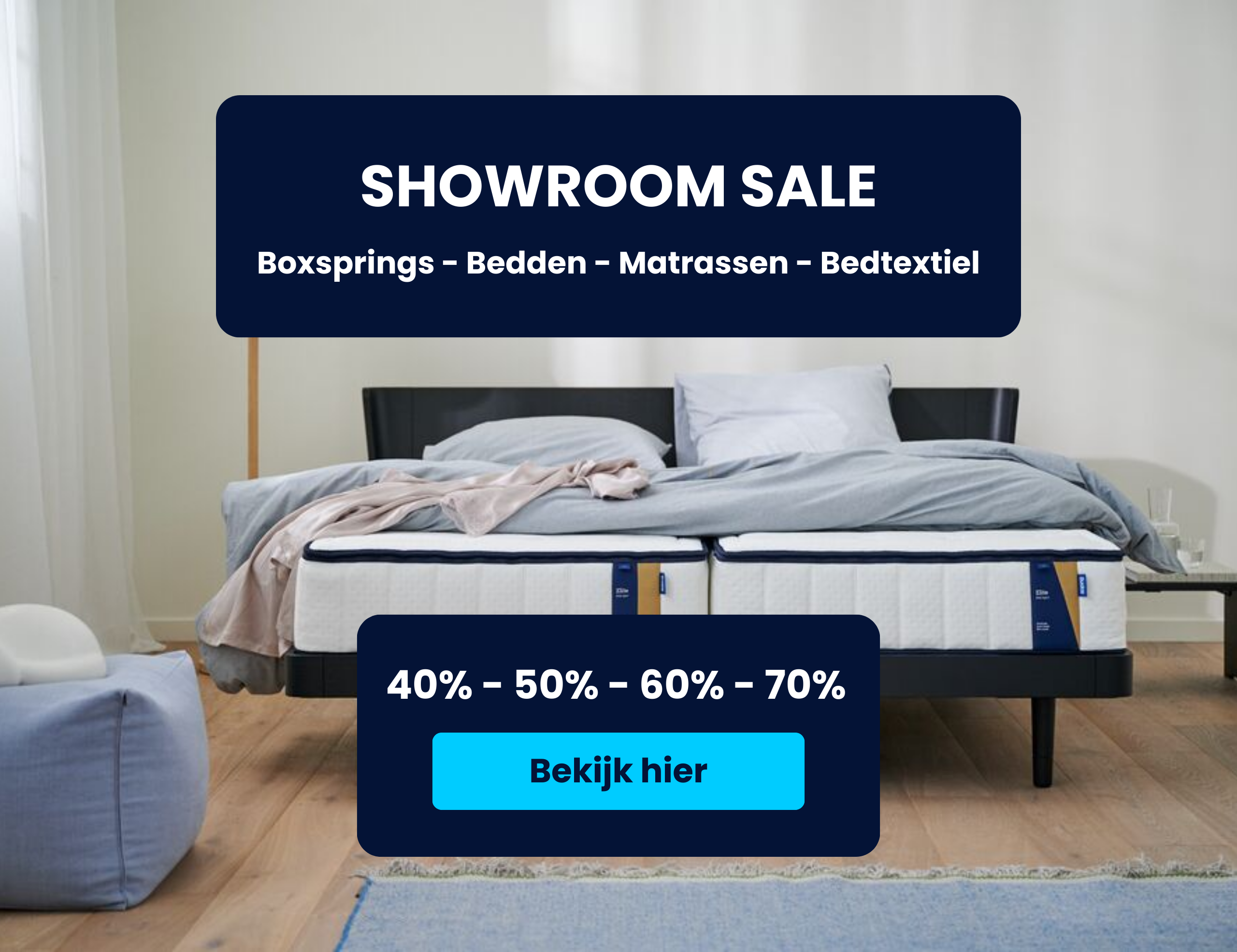 Beddenwinkel Showroom Sale - Maassen vd Brink