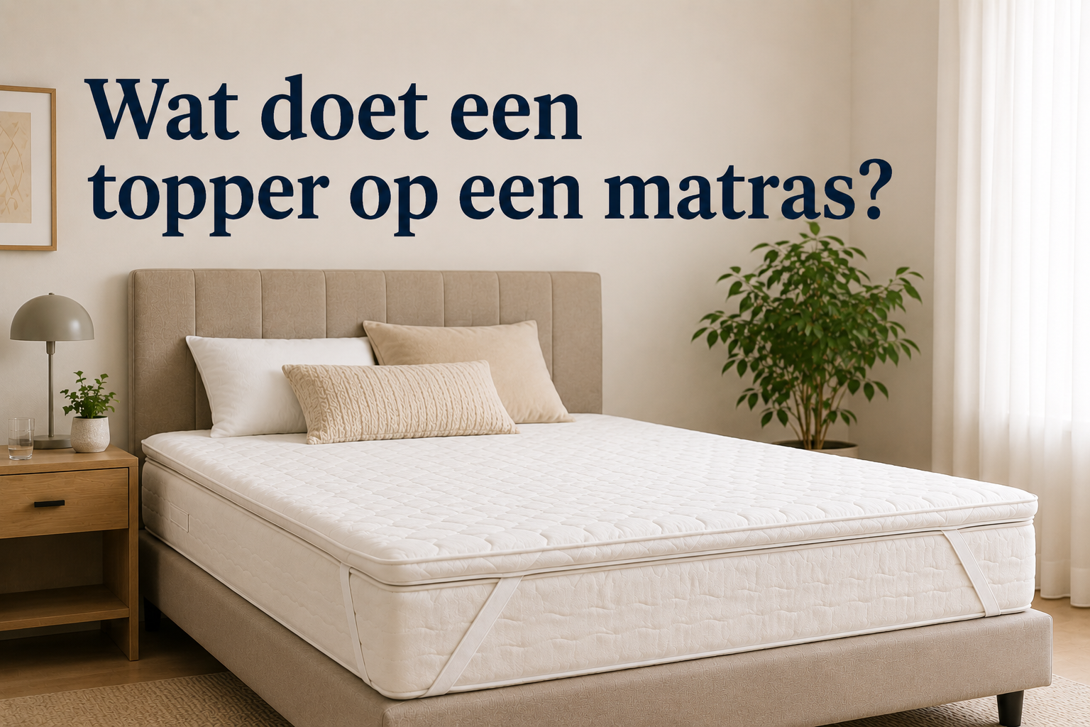 Wat doet een topper op een matras?