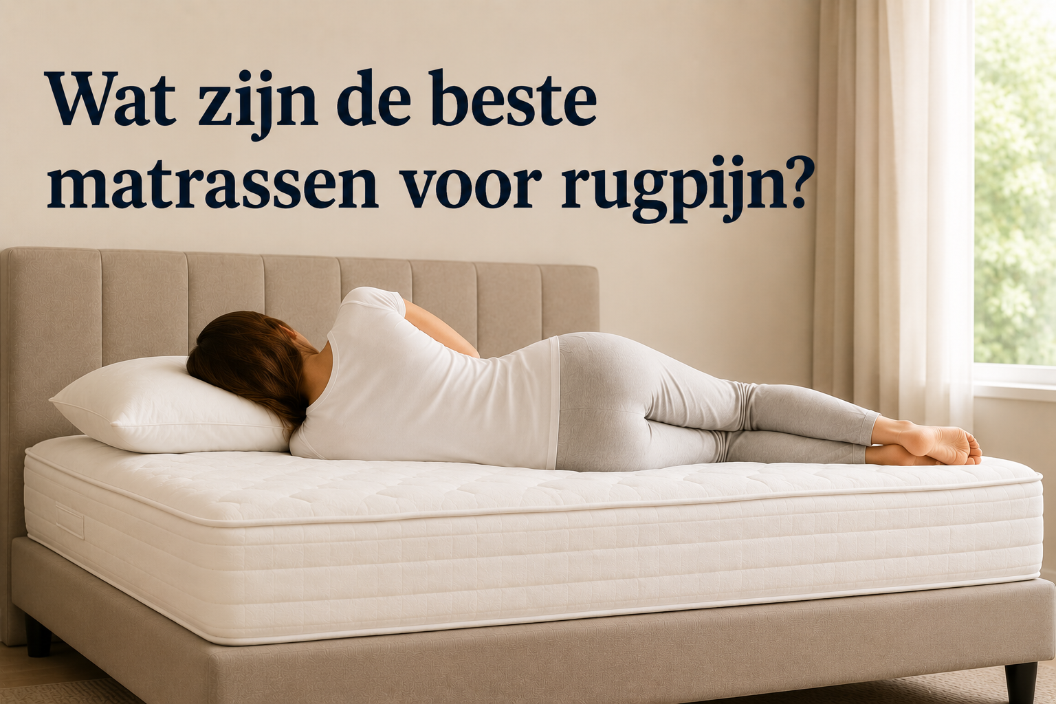 Wat zijn de beste matrassen voor rugpijn?