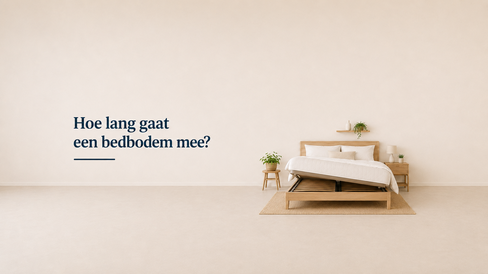 hoe lang gaat een bedbodem mee?
