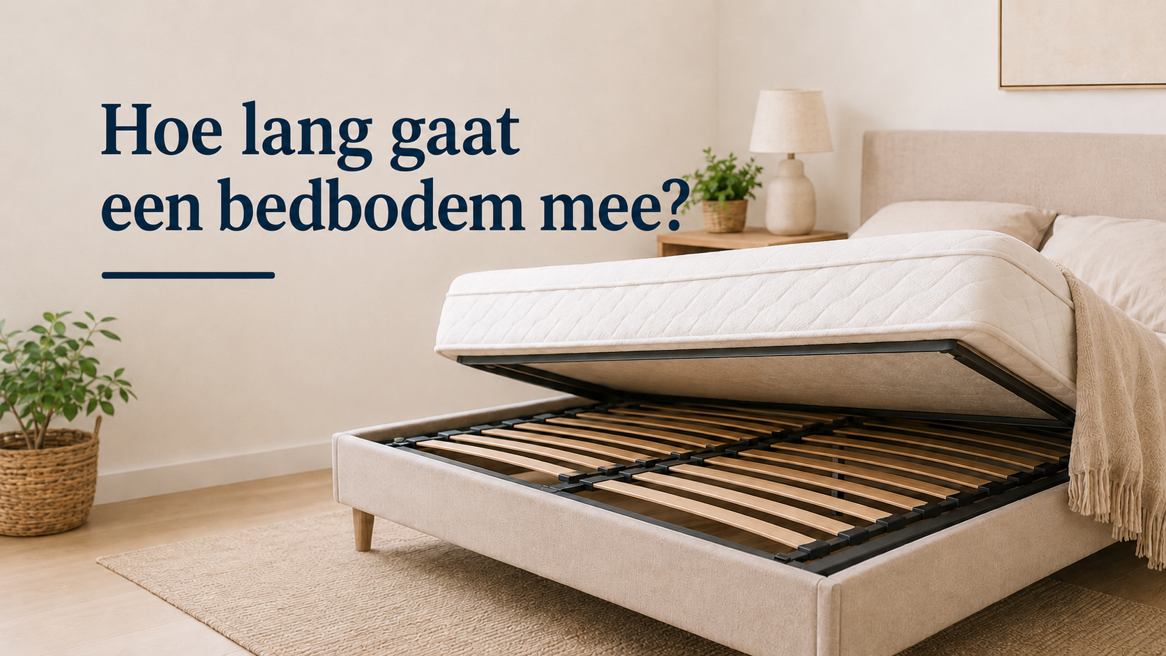 hoe lang gaat een bedbodem mee?